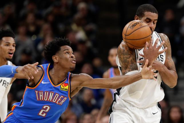  亚历山大突破分球两相宜，雷霆新生代击败掘金